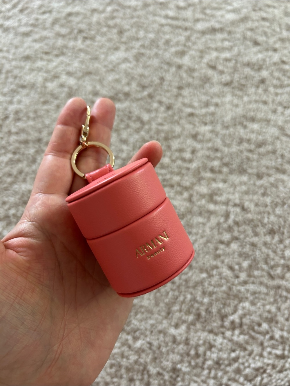 Giorgio Armani key chain/ bag charm